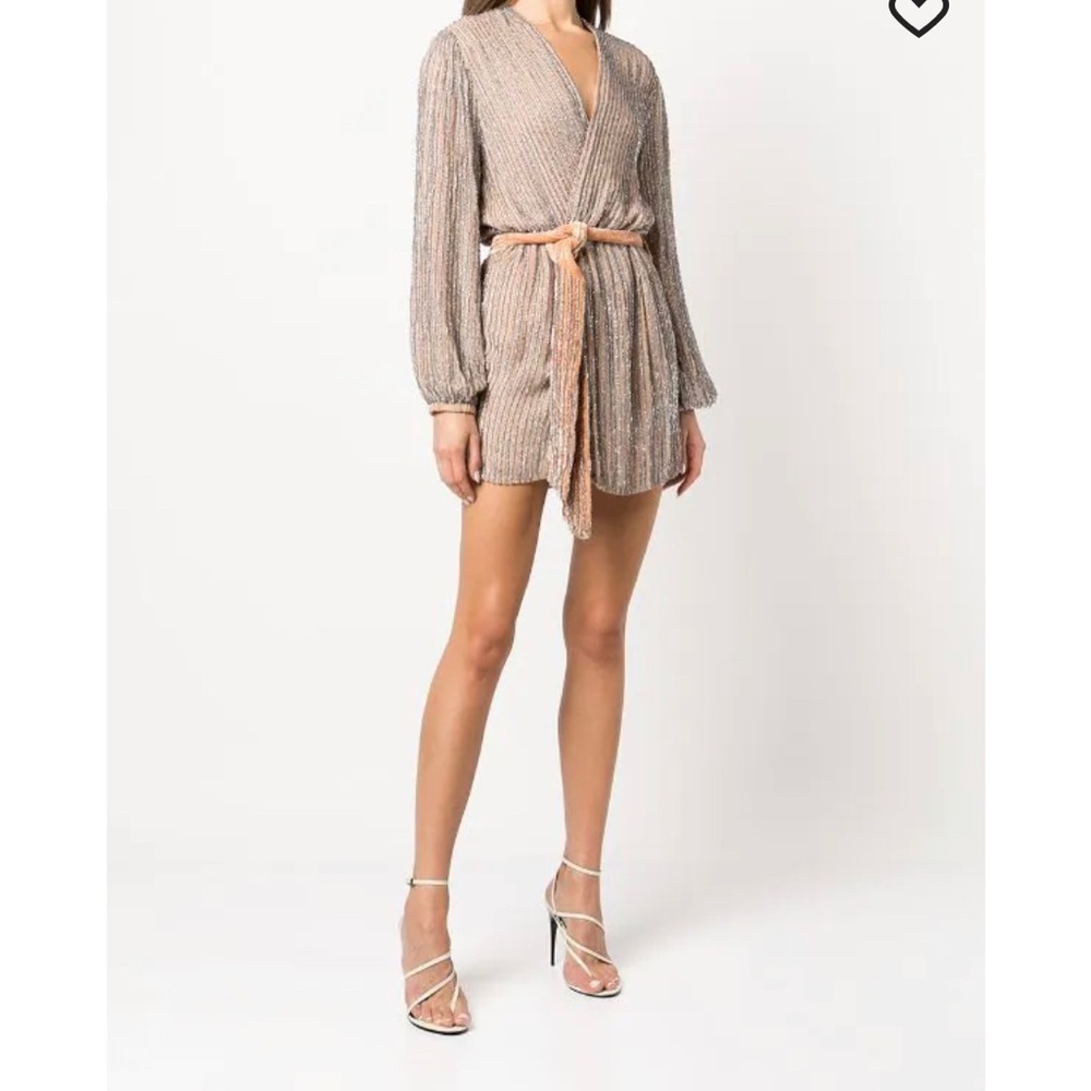 Retrofete Gabrielle sequin tie dress